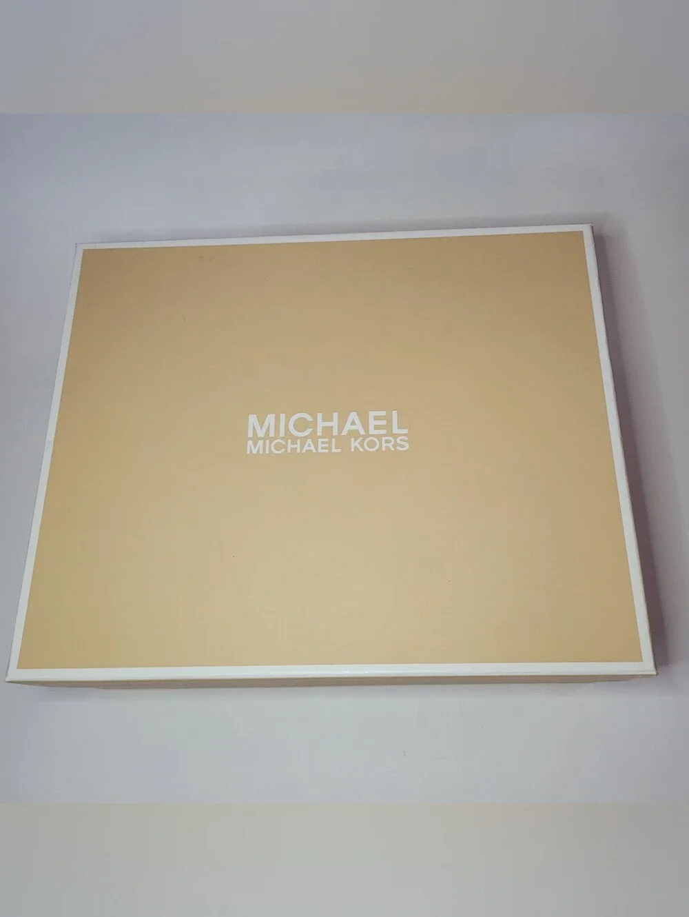 Michael Kors - Tan Leather Zip-Front Platform Wedge Sandals -  Size 10M